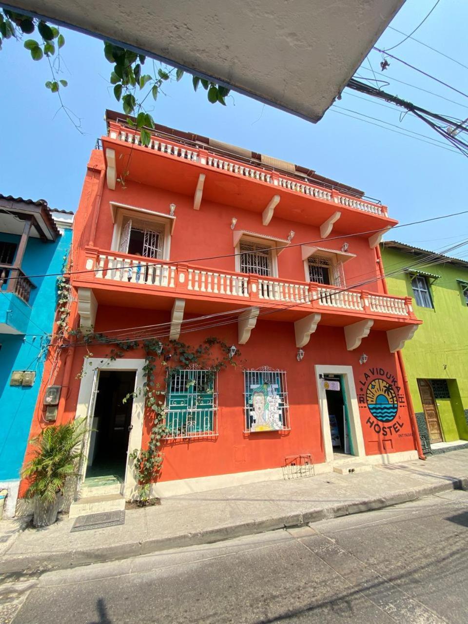 La Viduka Hostel Cartagena Buitenkant foto