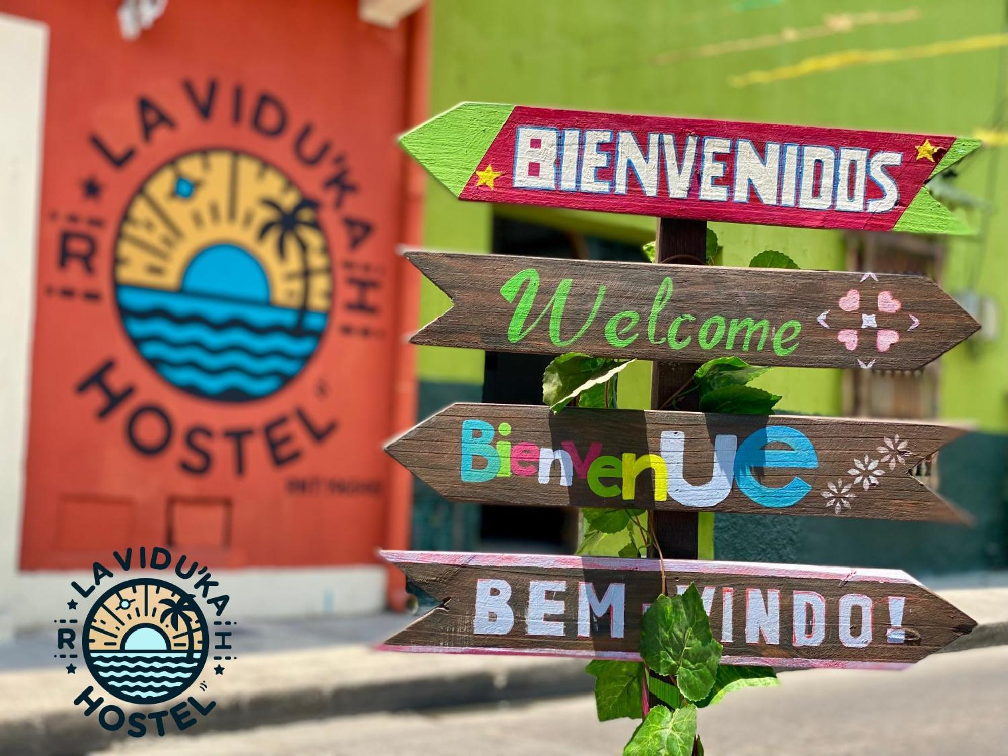 La Viduka Hostel Cartagena Buitenkant foto