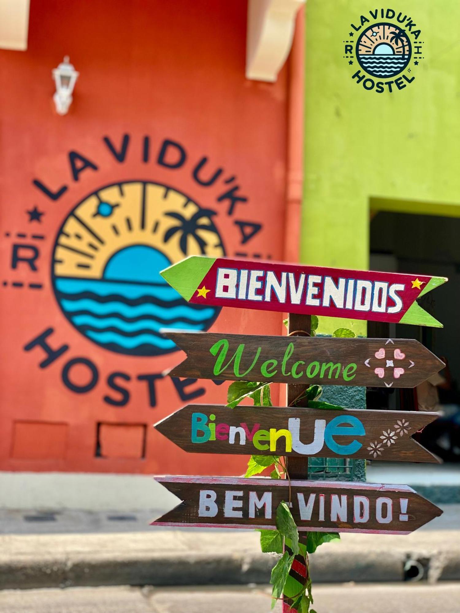 La Viduka Hostel Cartagena Buitenkant foto