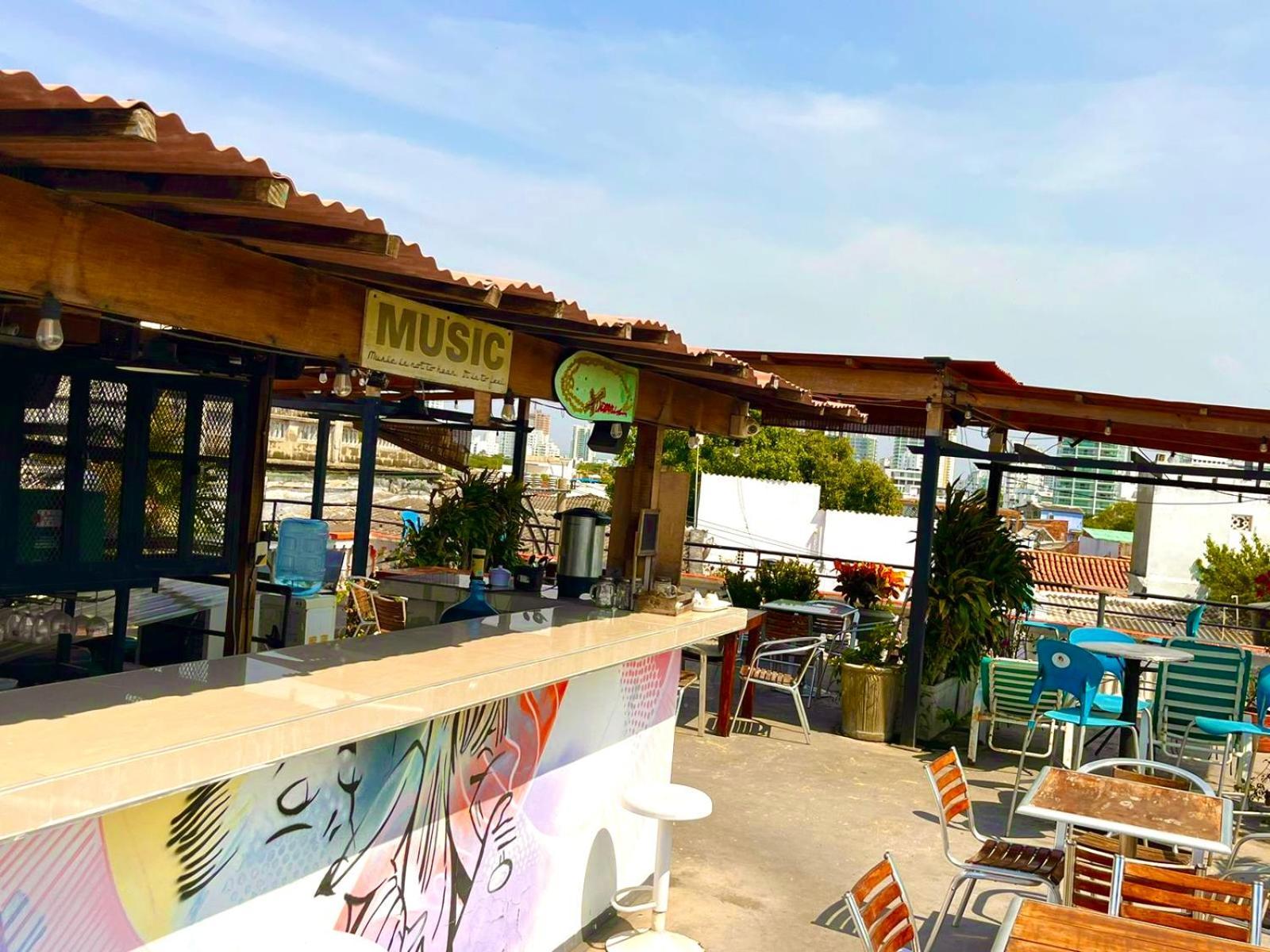 La Viduka Hostel Cartagena Buitenkant foto